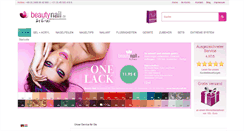 Desktop Screenshot of beautynail.de