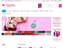 Tablet Screenshot of beautynail.de